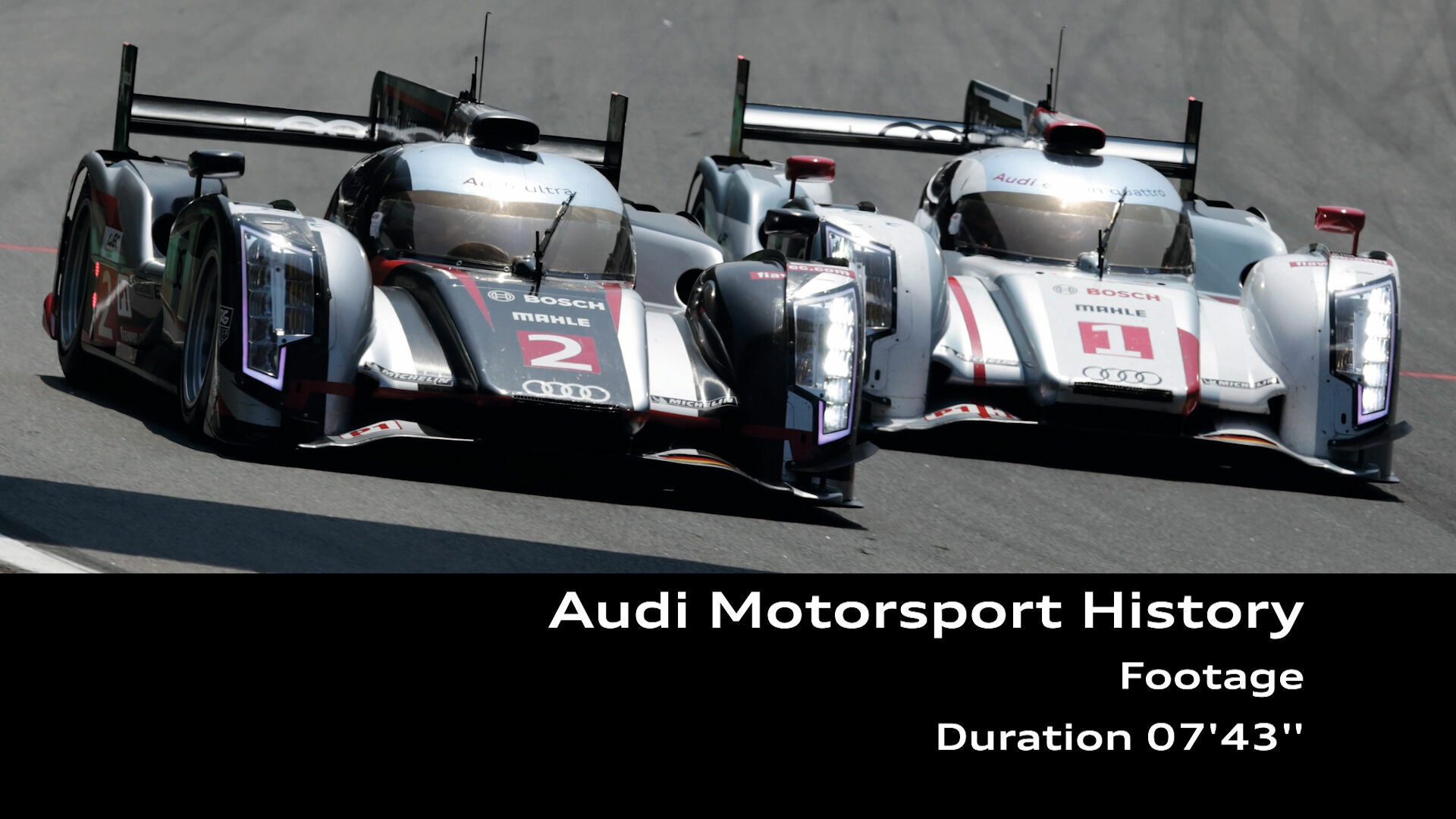 Audi Motorsport History – Footage