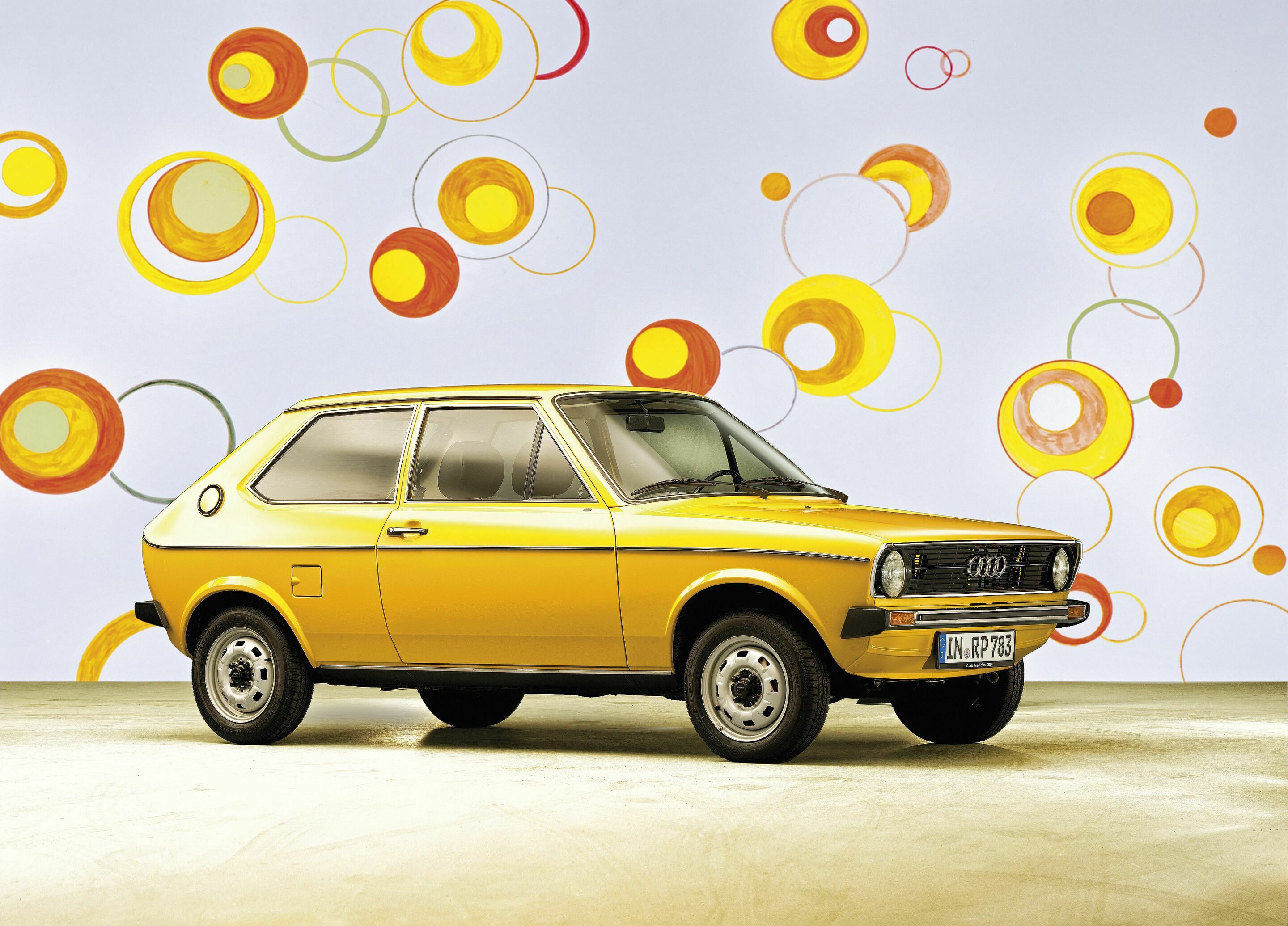 Germany’s first small car was launched 50 years ago - The Audi 50 – a model from Audi’s historical vehicle collection.