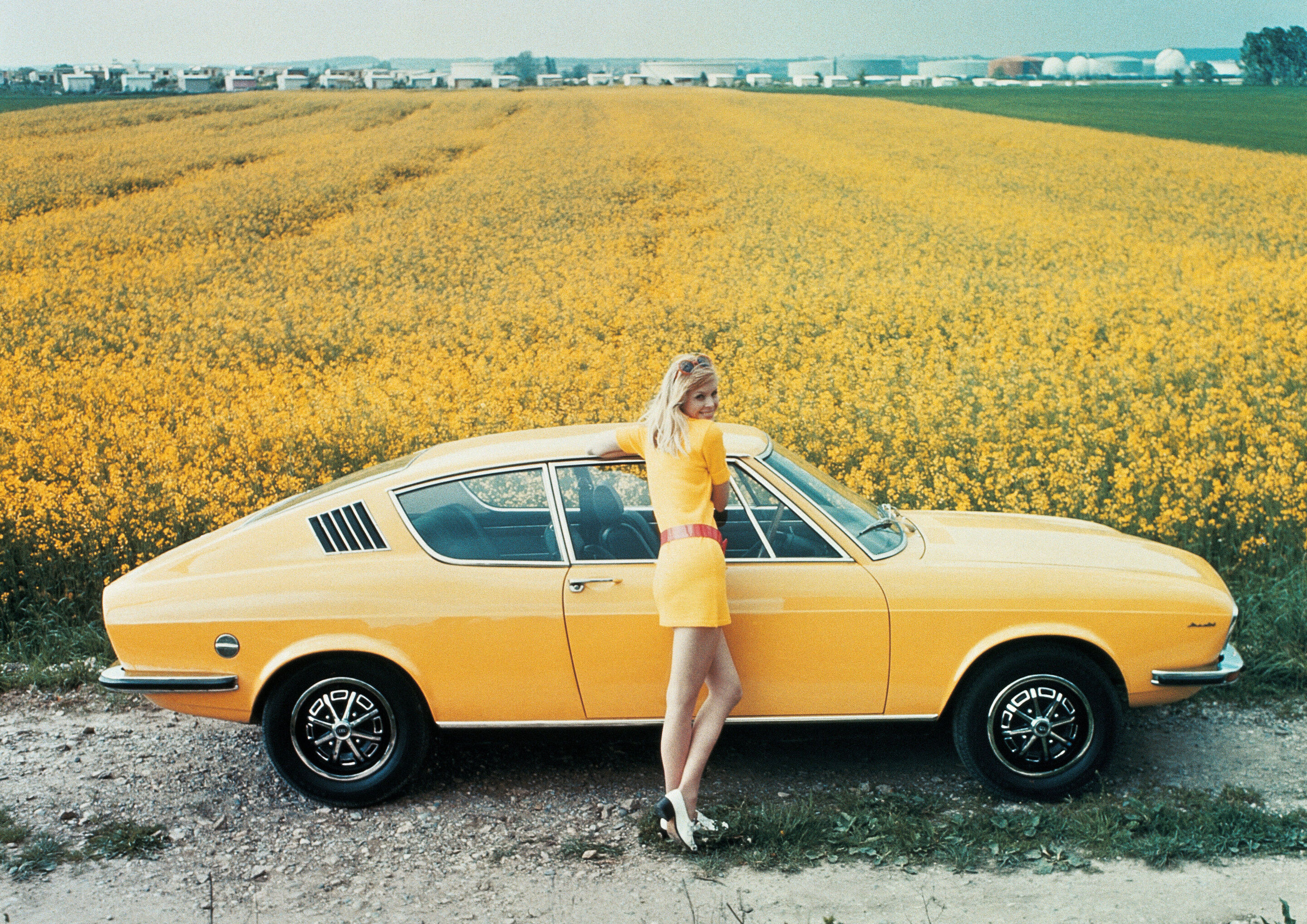 Audi Tradition showcases Audi 100 and A6 history - Archive photo for the current Audi Tradition C model series exhibition at the Audi Forum Neckarsulm: the Audi 100 Coupé S.