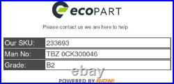 AUDI A4 B9 Gearbox Automatic TBZ 0CK300046