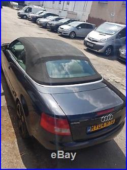 AUDI A4 Convertible CABRIO 1.8 Petrol Turbo Automatic gearbox