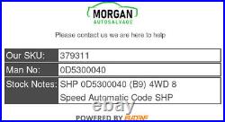 Audi A4 B9 Gearbox / Transmission 4wd 8 Speed Automatic Code Shp 2015-2024