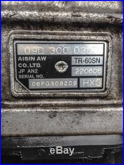 Audi Q7 3.0 Tdi 6 Speeds Automatic Gearbox Code Hxg 09d300038d 09d 300 038 D