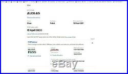 Audi S Tronic DSG 7 Speed Automatic Gearbox 0B5301383 VDH GH S5 8F Quattro