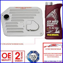 For Audi A6 A8 Rs6 Automatic Transmission Gearbox Sump Pan Filter + 7l Oil Atf