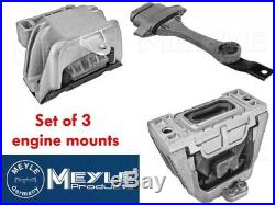 Meyle Engine & Gearbox Mount Set Of 3 Golf Mk4 1.8t 5 Speed Inc Gti
